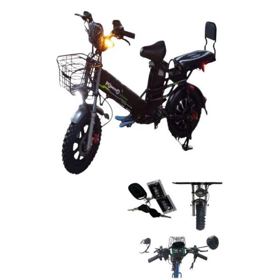 صورة دراجة كهربائية بتصميم مبتكر وبطارية 60V